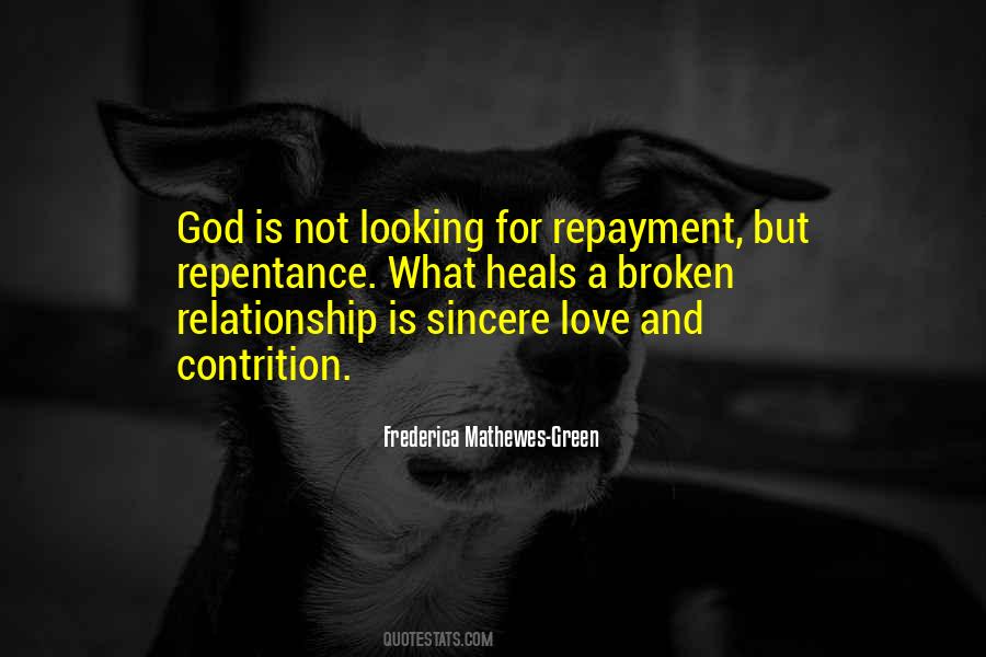 Sayings About A Broken Relationship #1704764