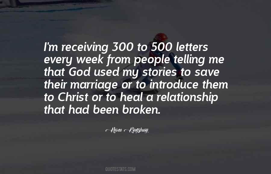 Sayings About A Broken Relationship #655765