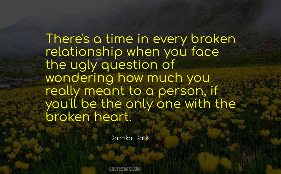 Sayings About A Broken Relationship #774476