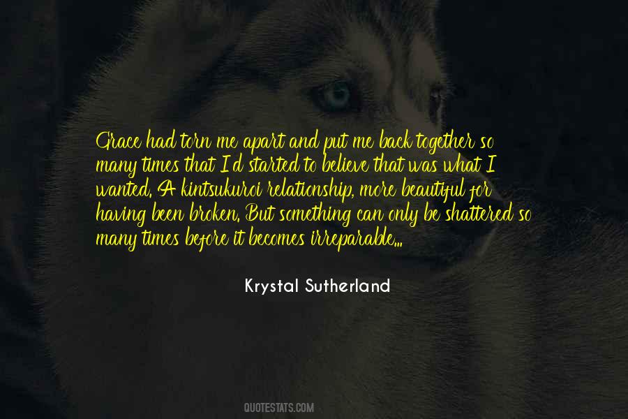 Sayings About A Broken Relationship #800200