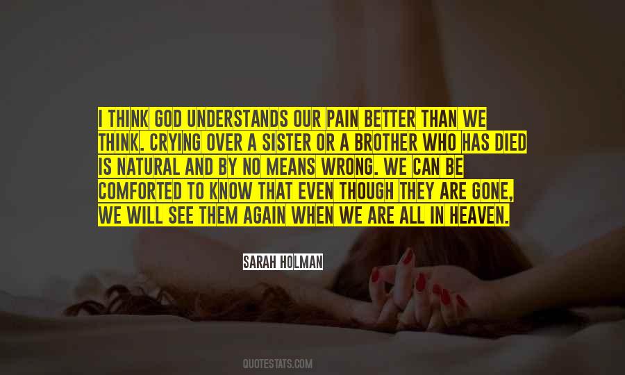 Sayings About A Brother Who Died #1325814
