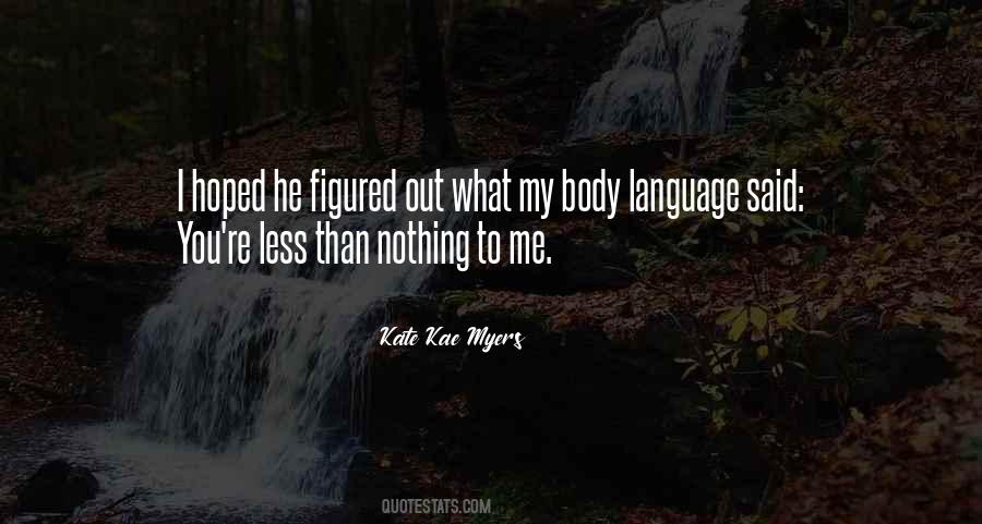Sayings About My Body #1739442