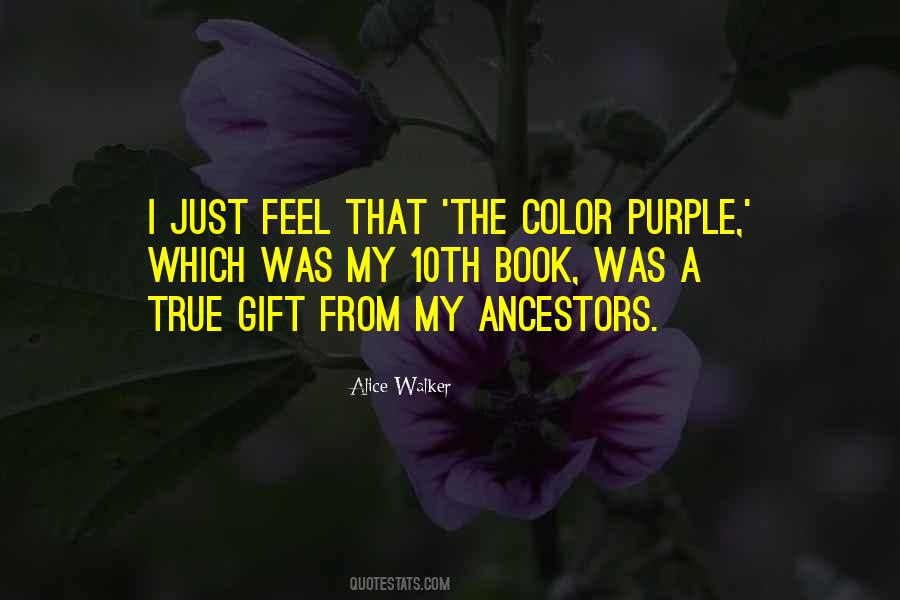Sayings About The Color Purple #105091