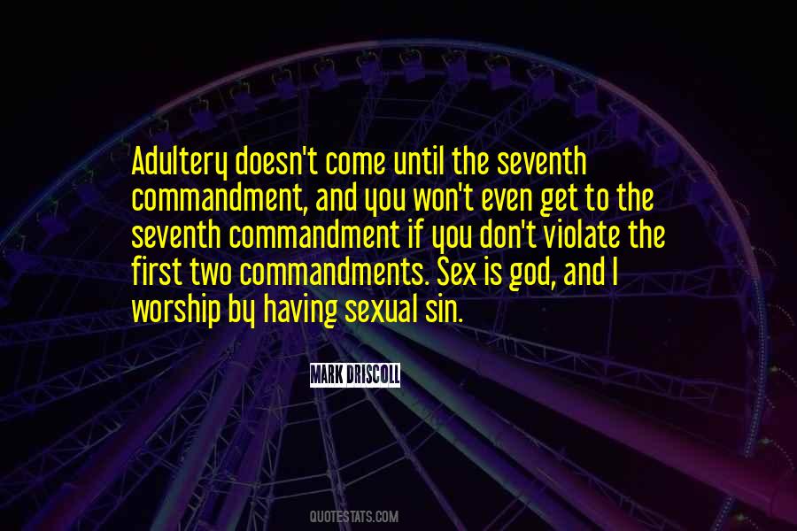 Sayings About The First Commandment #802935