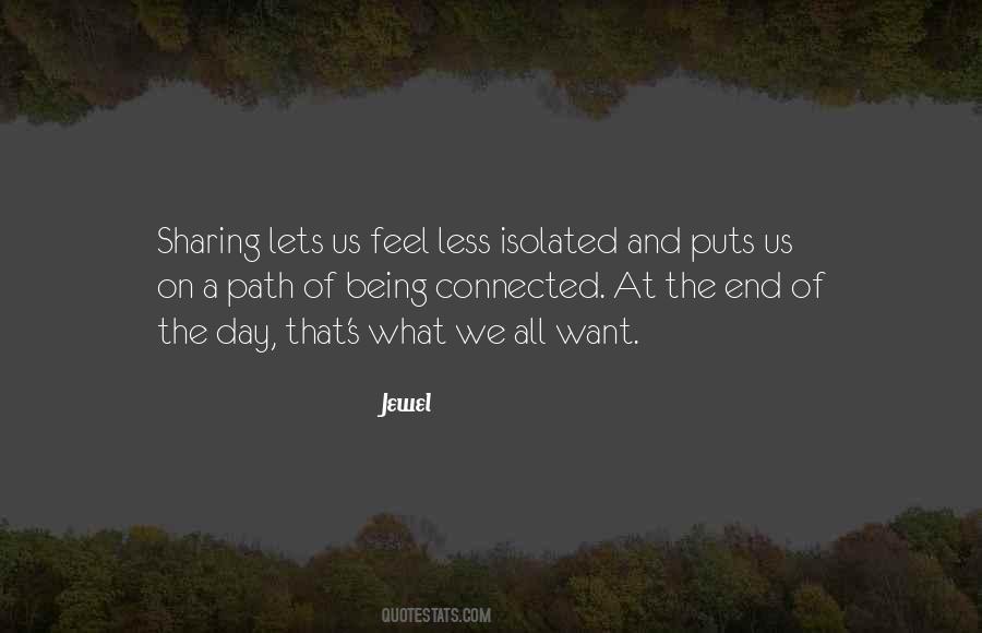 Sayings About Being Connected #16141
