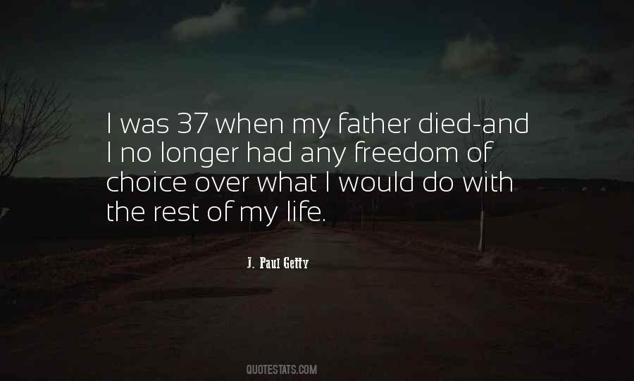 Sayings About Father Who Died #173125