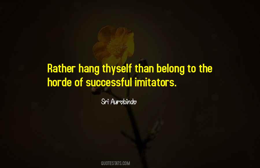 Quotes About Imitators #1865817