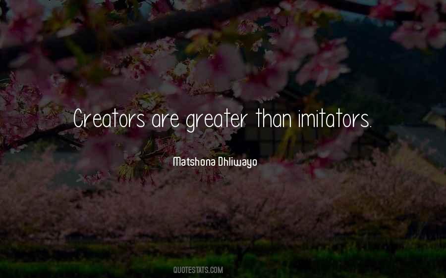 Quotes About Imitators #301722