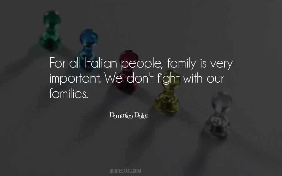 Sayings About Family In Italian #504324
