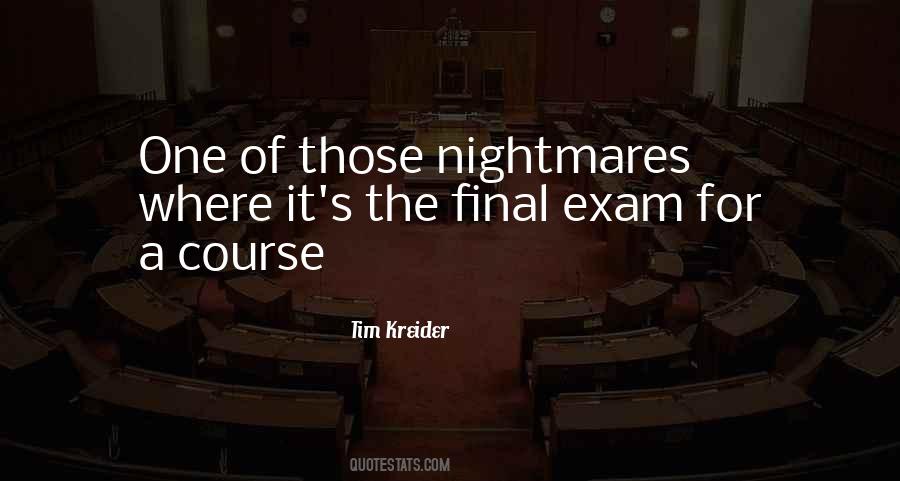 Sayings About Final Exam #1030371