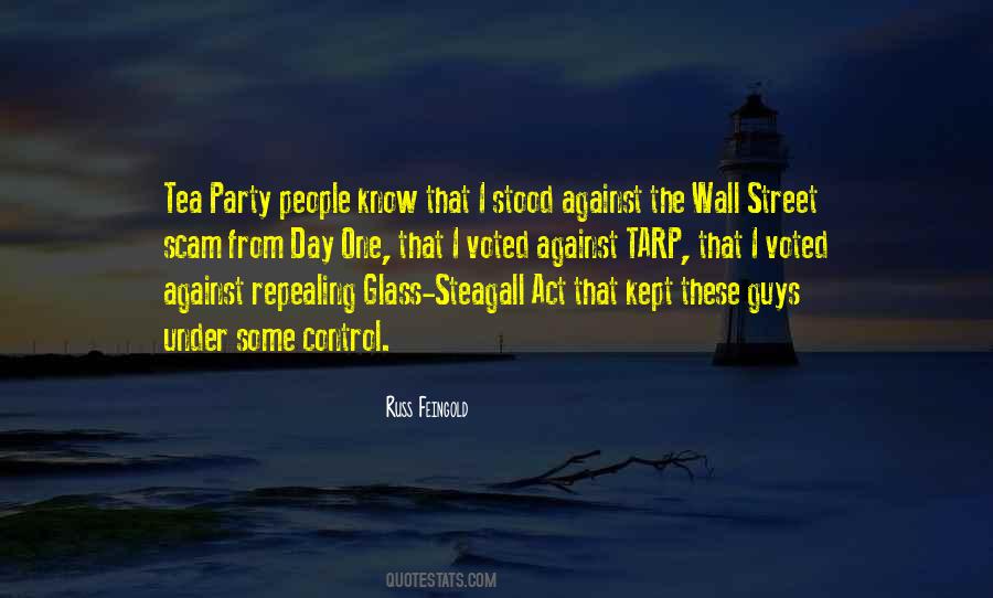 Quotes About Glass Steagall Act #1349927