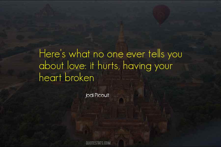 Sayings About Heart Broken #793572