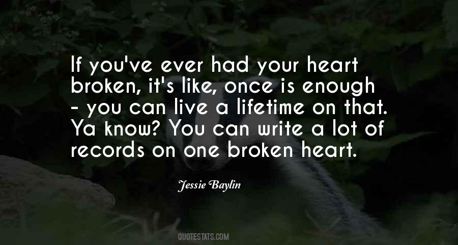 Sayings About Heart Broken #809481