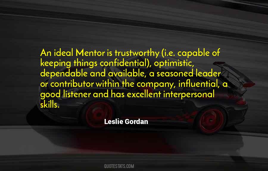 Sayings About A Good Mentor #723580