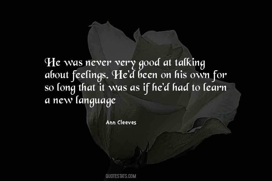 Quotes About Talking About Your Feelings #1344679