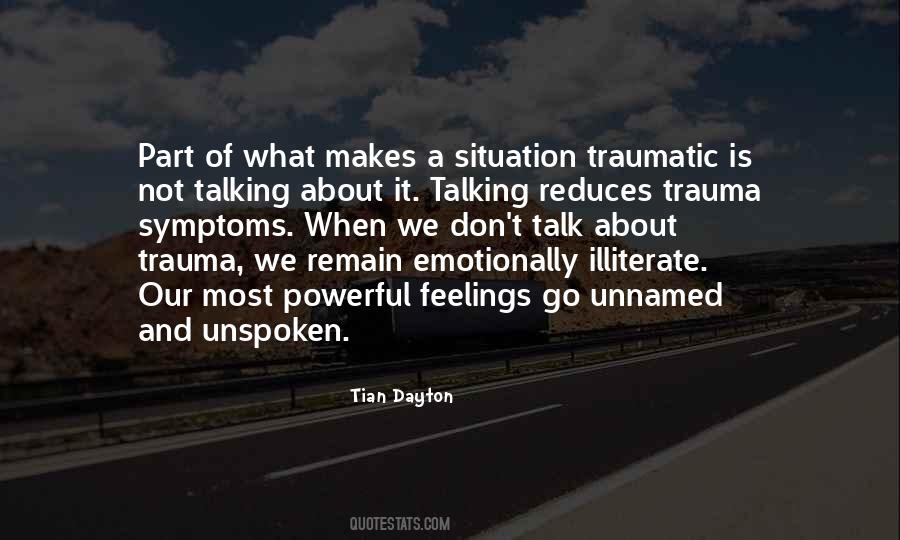 Quotes About Talking About Your Feelings #916017