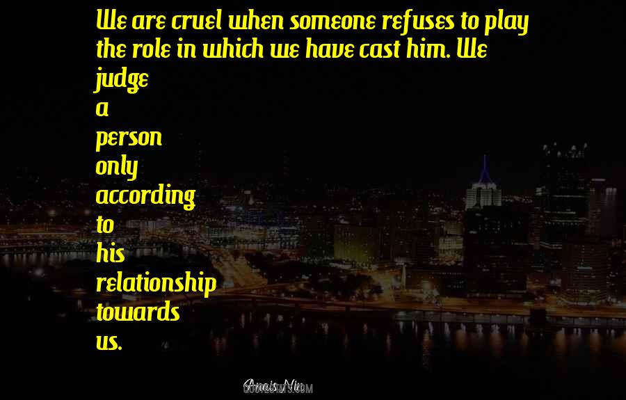 Sayings About Judging Someone #280925