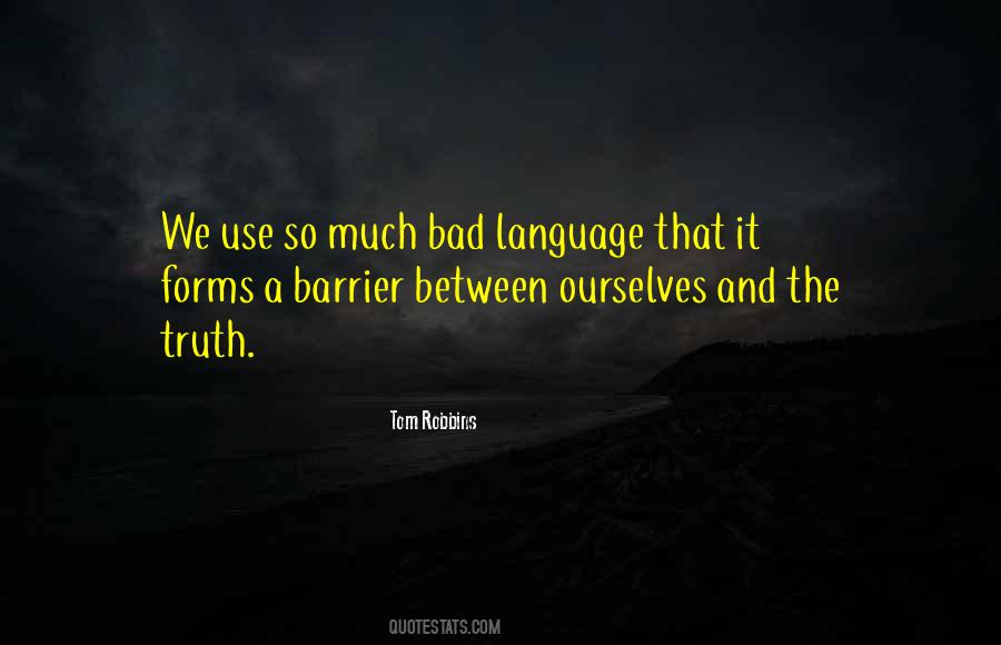 Sayings About Bad Language #1316109