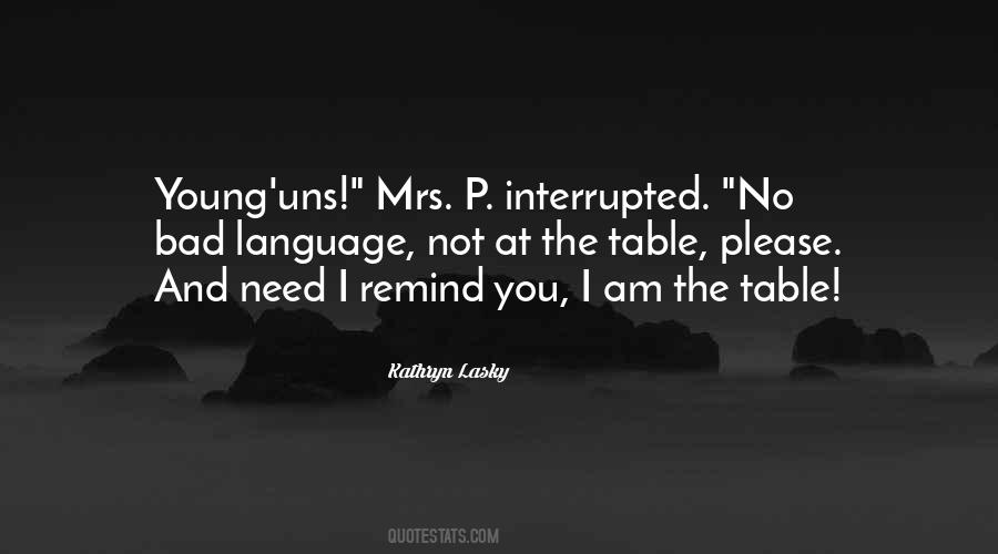Sayings About Bad Language #1656130