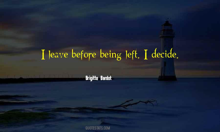 Sayings About Being Left #903922