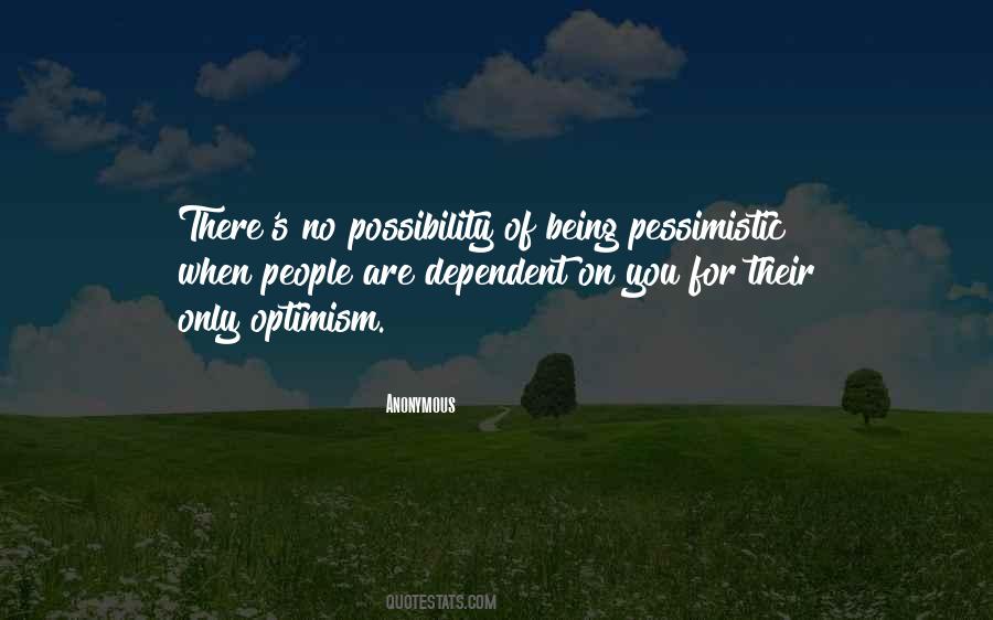 Sayings About Being Pessimistic #791991