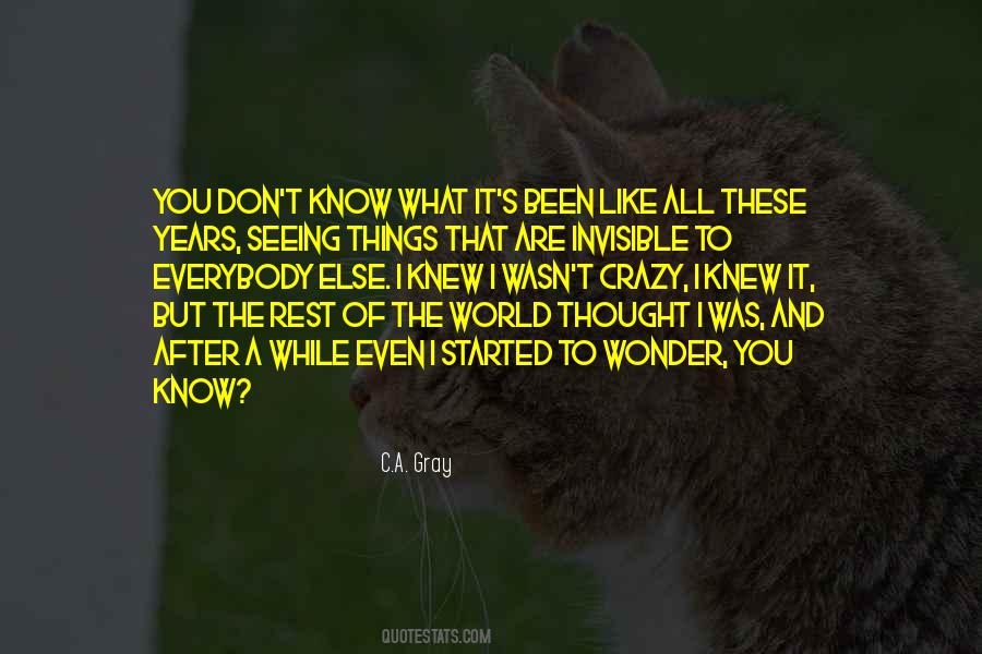 Sayings About Seeing Things #1233565