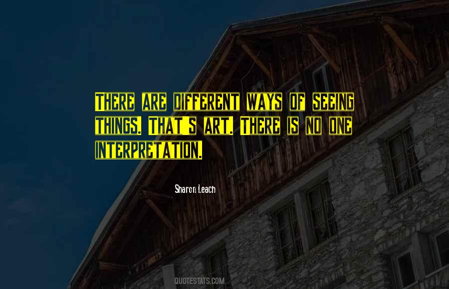 Sayings About Seeing Things #360913