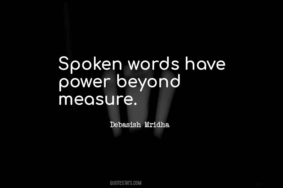 Sayings About Spoken Words #1335919