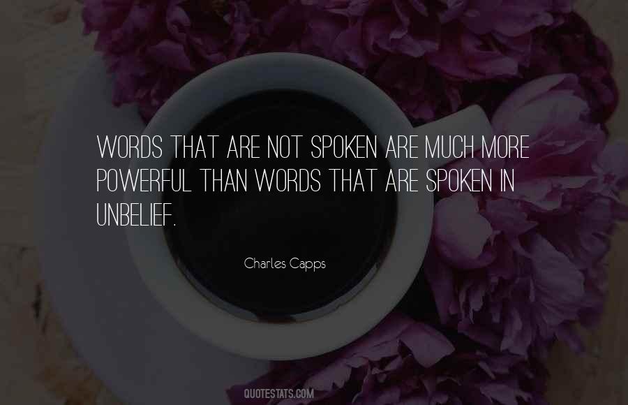 Sayings About Spoken Words #165287