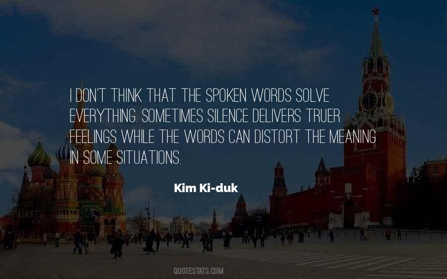 Sayings About Spoken Words #900335