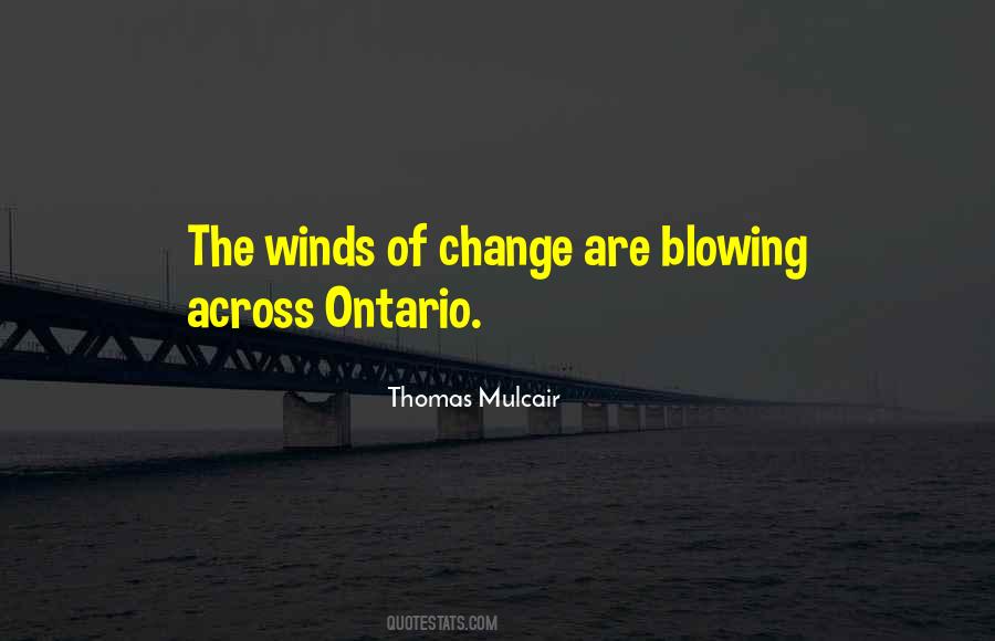 Sayings About The Winds Of Change #214164