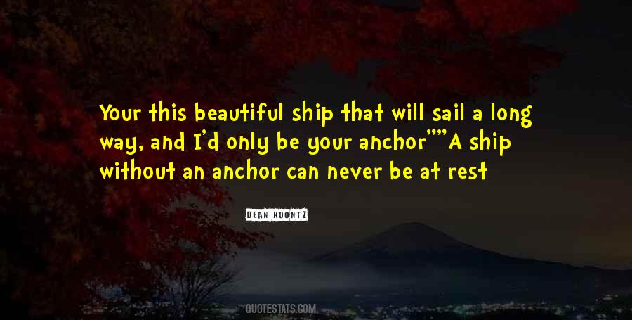 Sayings About An Anchor #811751