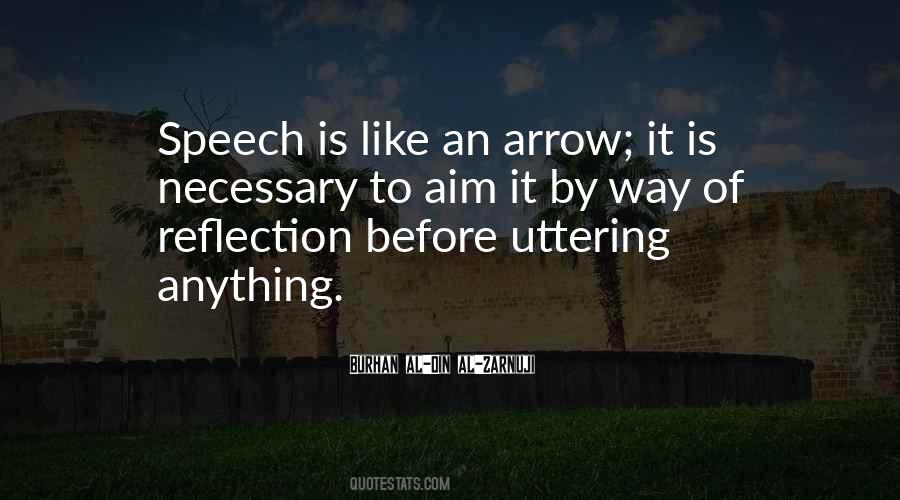 Sayings About An Arrow #400439