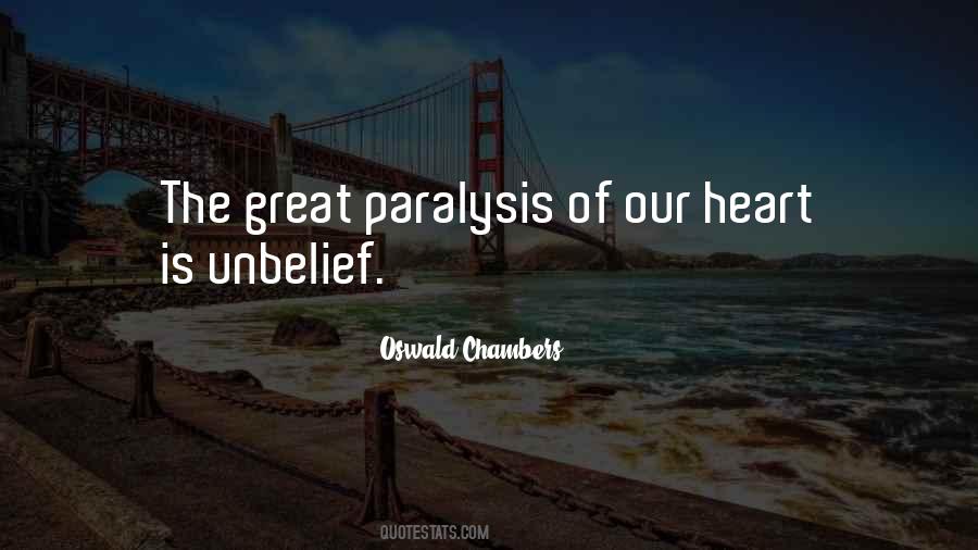 Quotes About Paralysis #1147250
