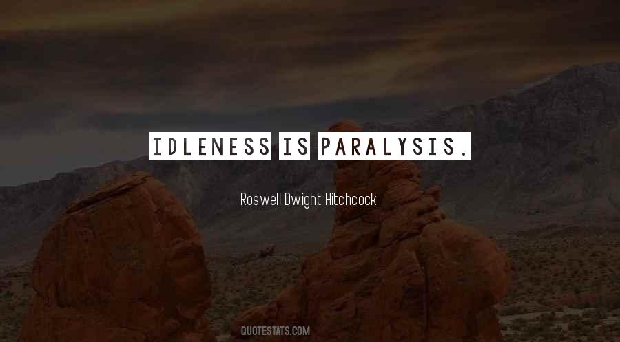 Quotes About Paralysis #76290
