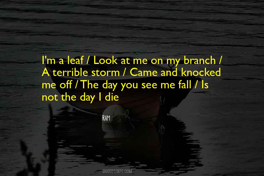 Sayings About A Leaf #1844487