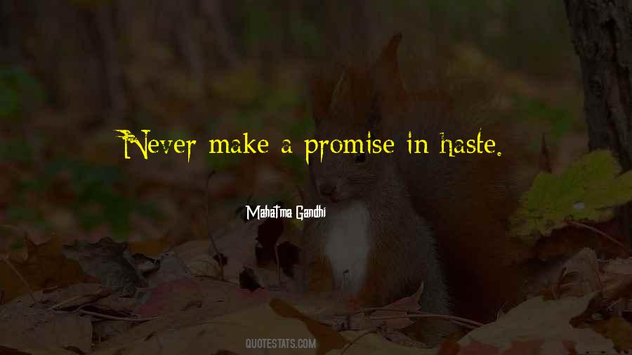 Sayings About A Promise #1030501