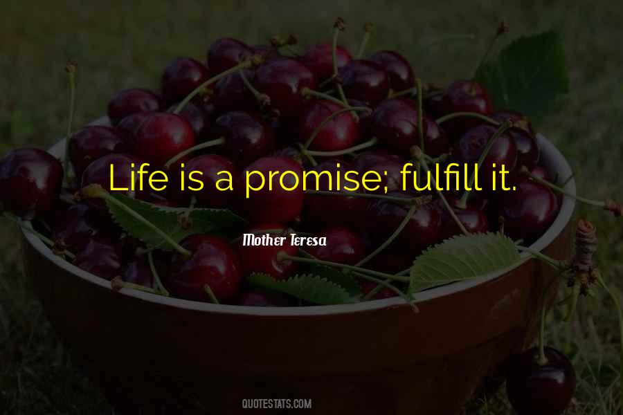 Sayings About A Promise #1365535