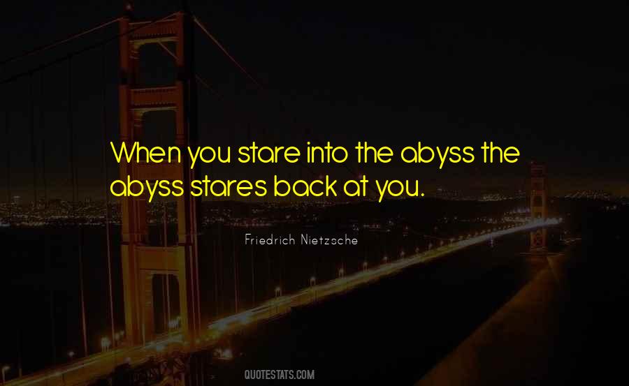 Sayings About The Abyss #1217524