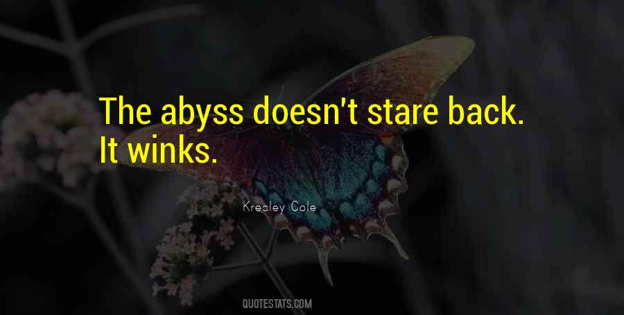 Sayings About The Abyss #971232