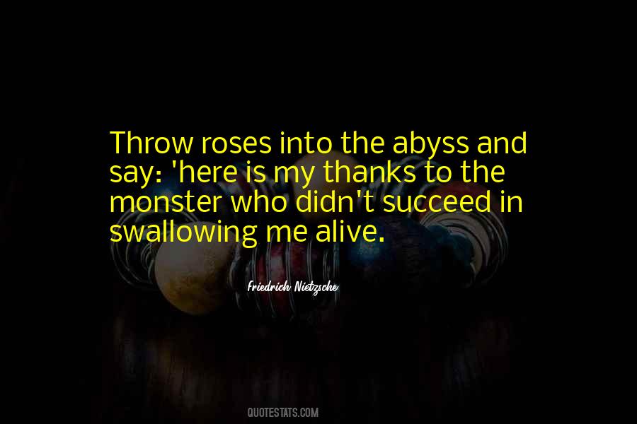 Sayings About The Abyss #984392