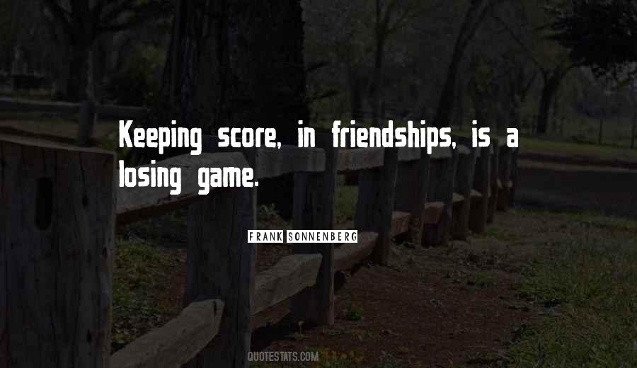 Sayings About Losing Game #424548