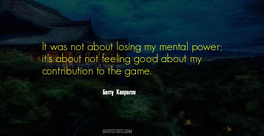 Sayings About Losing Game #946303