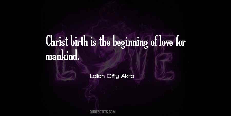 Quotes About Beginning Love #250952