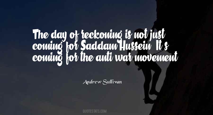 Sayings About A Day Of Reckoning #1252477