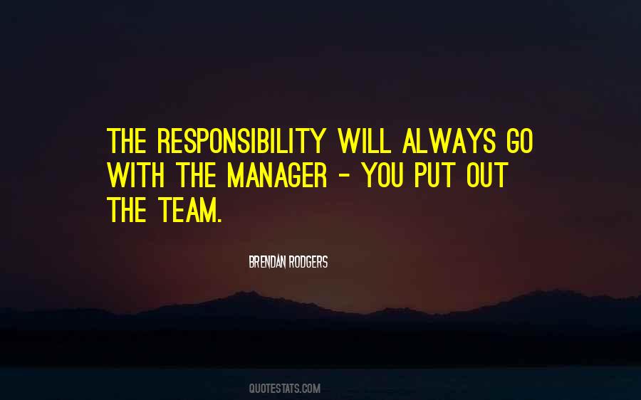 Sayings About The Manager #1730591