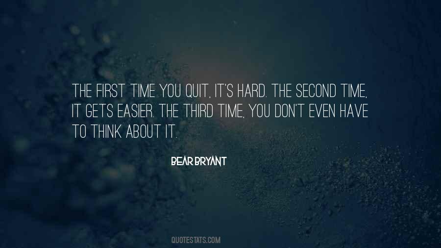 Sayings About The Second Time #1766993