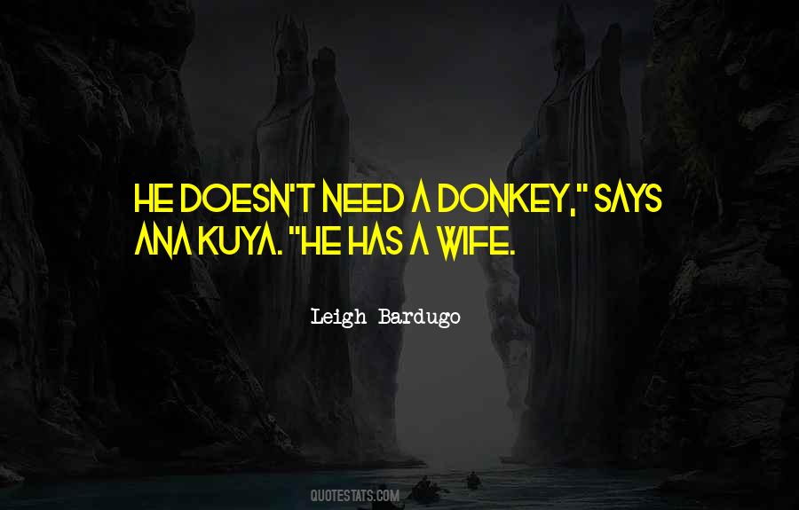 Sayings About A Donkey #1232187