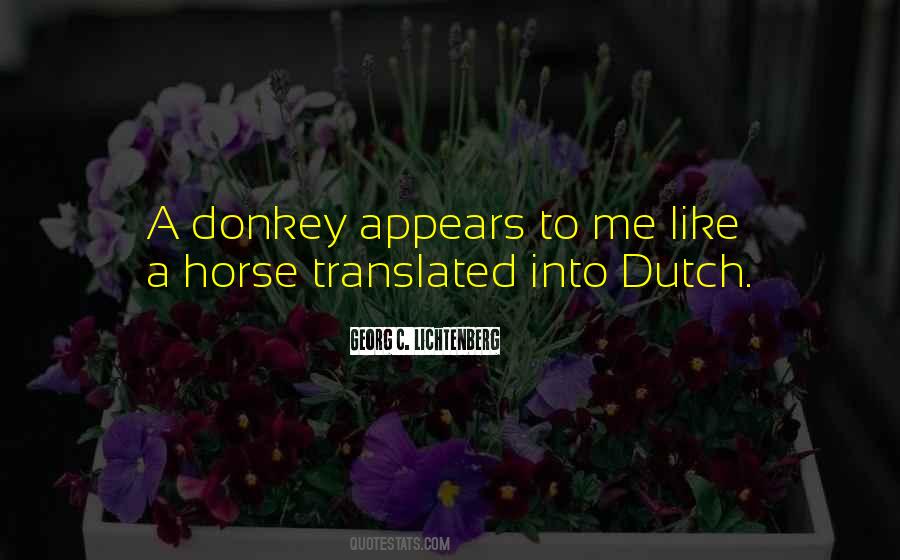 Sayings About A Donkey #761325