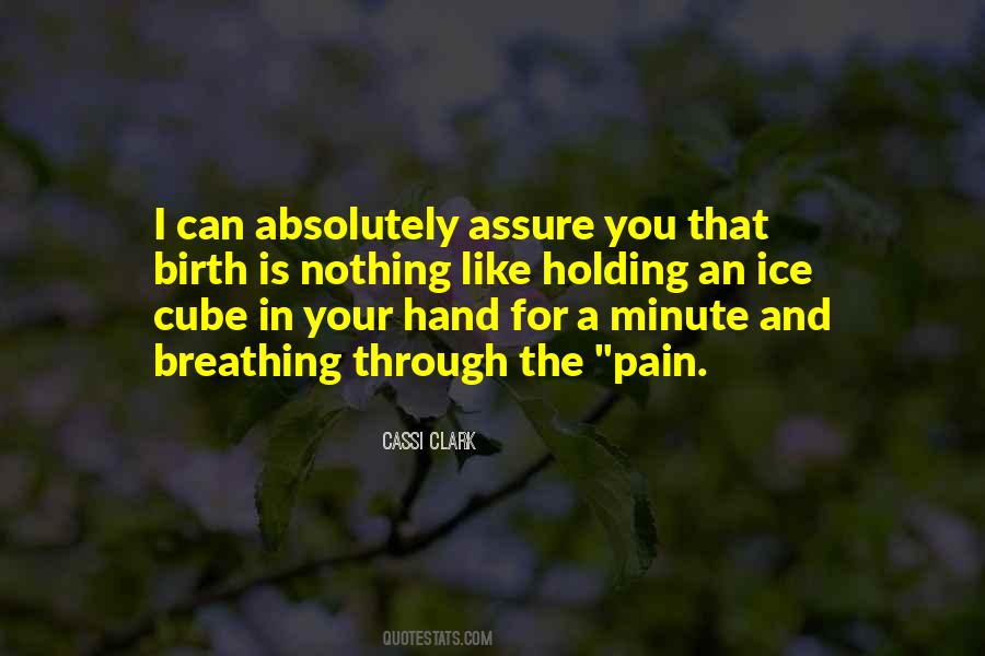 Sayings About A Hand #19511